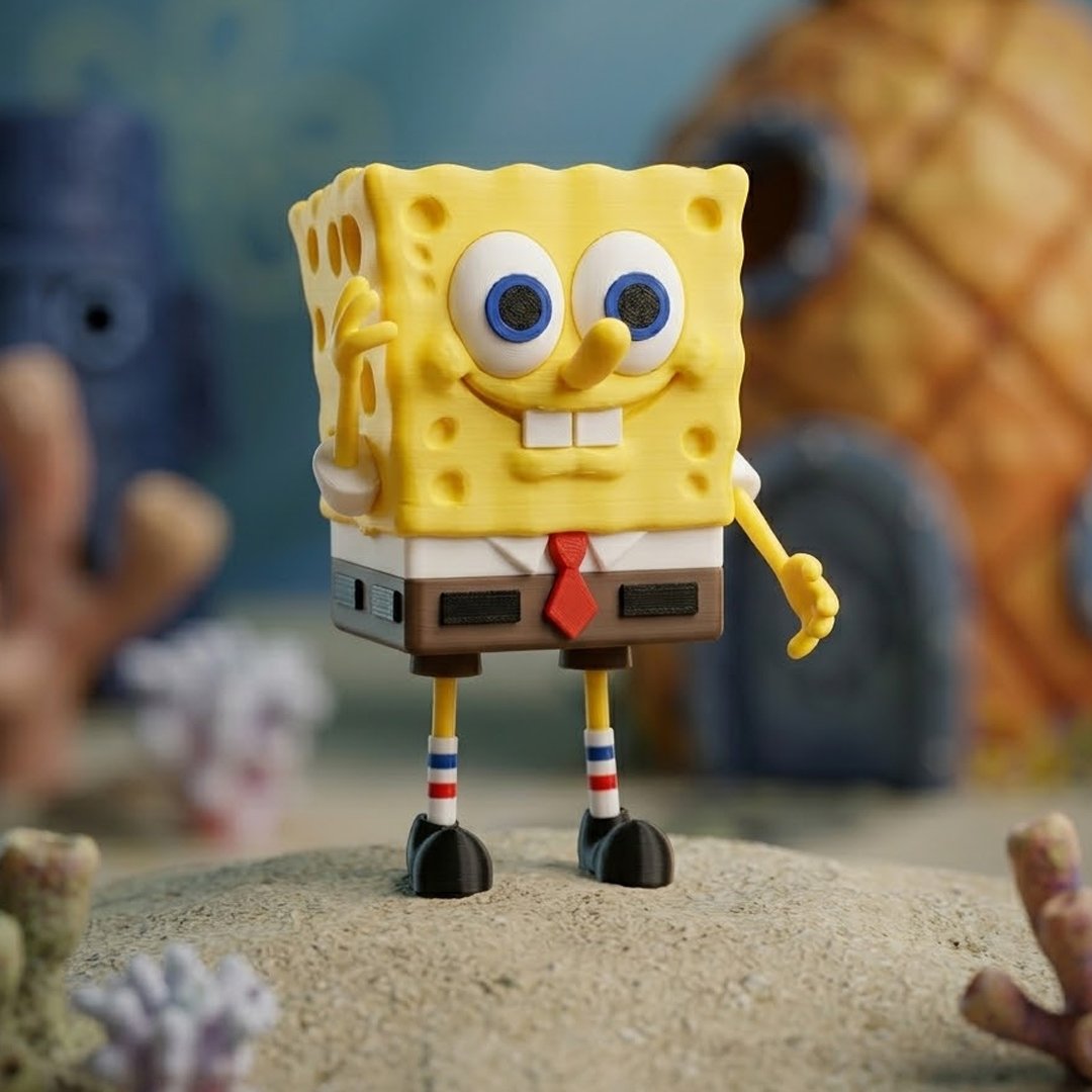 Figura articulada impresa en 3D